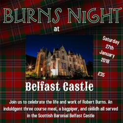 Burns Supper at Belfast Castle picture