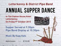 Letterkenny Pipe Band Annual supper Dance picture