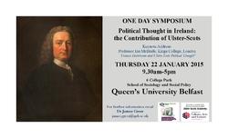 Political thought in Ireland: the contribution of Ulster-Scots picture