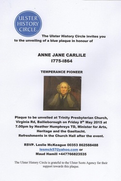 Blue Plaque - Anne Jane Carlile picture