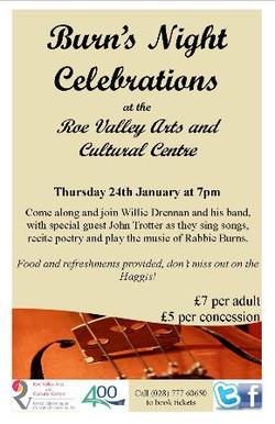 Burns Night Celebrations with Willie Drennan and Band picture