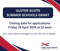 Ulster-Scots Agency Opens Summer Schools Grant picture
