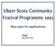Ulster-Scots Community Festivals Programme Opens